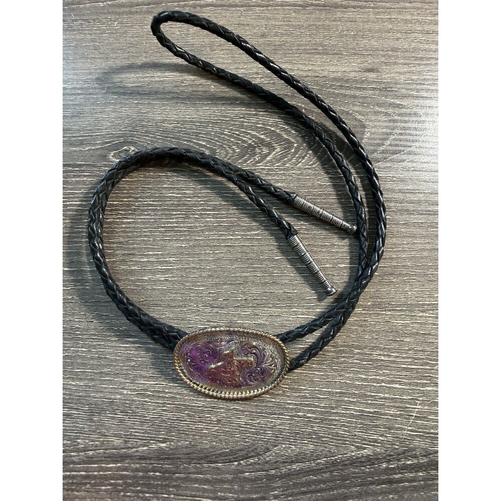 Vintage Montana Silversmiths Flying Eagle Silver Bolo Tie Western Americana